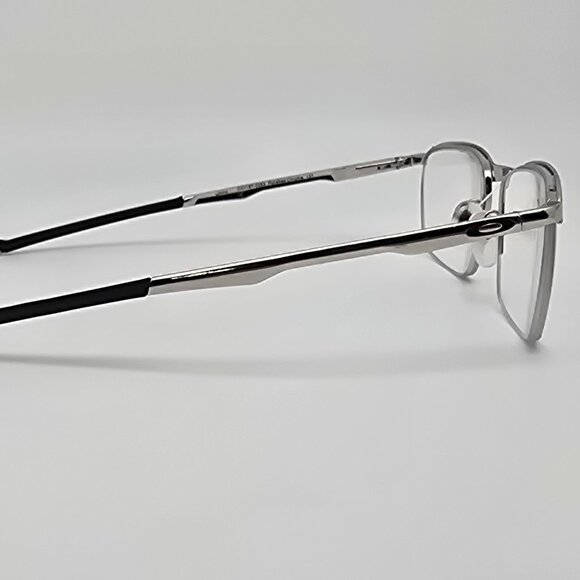 Oakley OX3187-0353 Conductor 0.5 Chrome Semi Rimless Eyeglasses Frame w/ Case - Picture 6 of 16